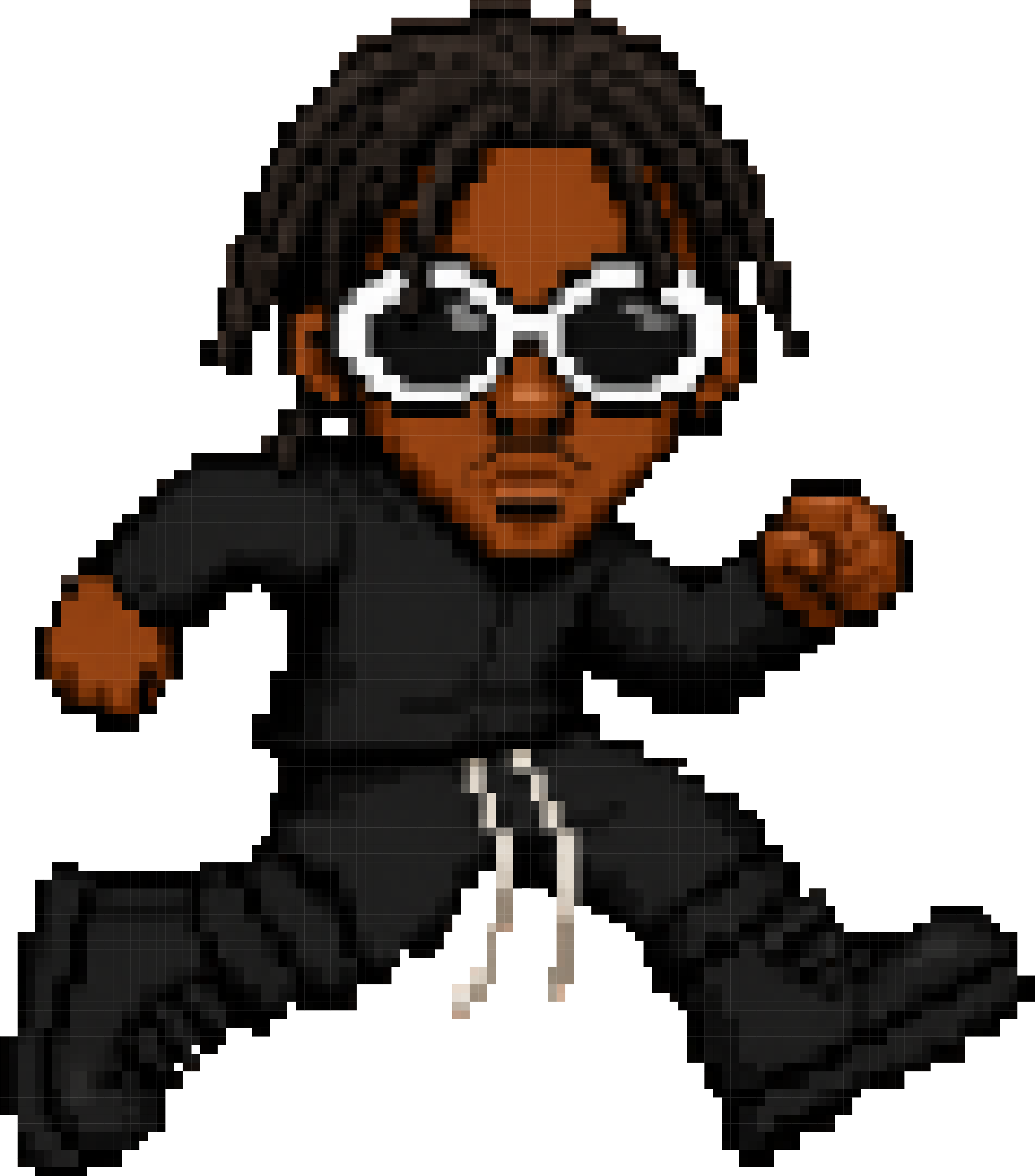 Pixel art HARLEM dancing